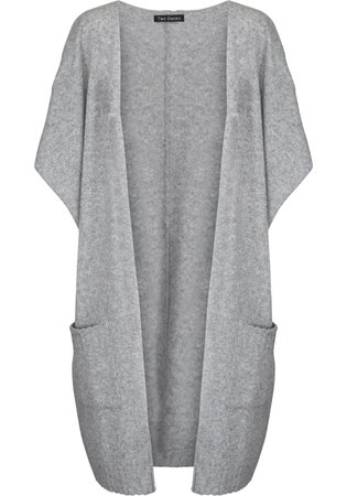 Two Danes vest Gudrun Cape grijs 25701-2292