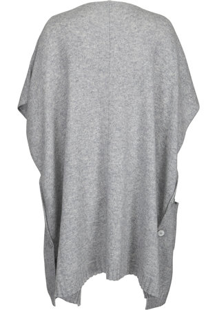 Two Danes vest Gudrun Cape grijs 25701-2292