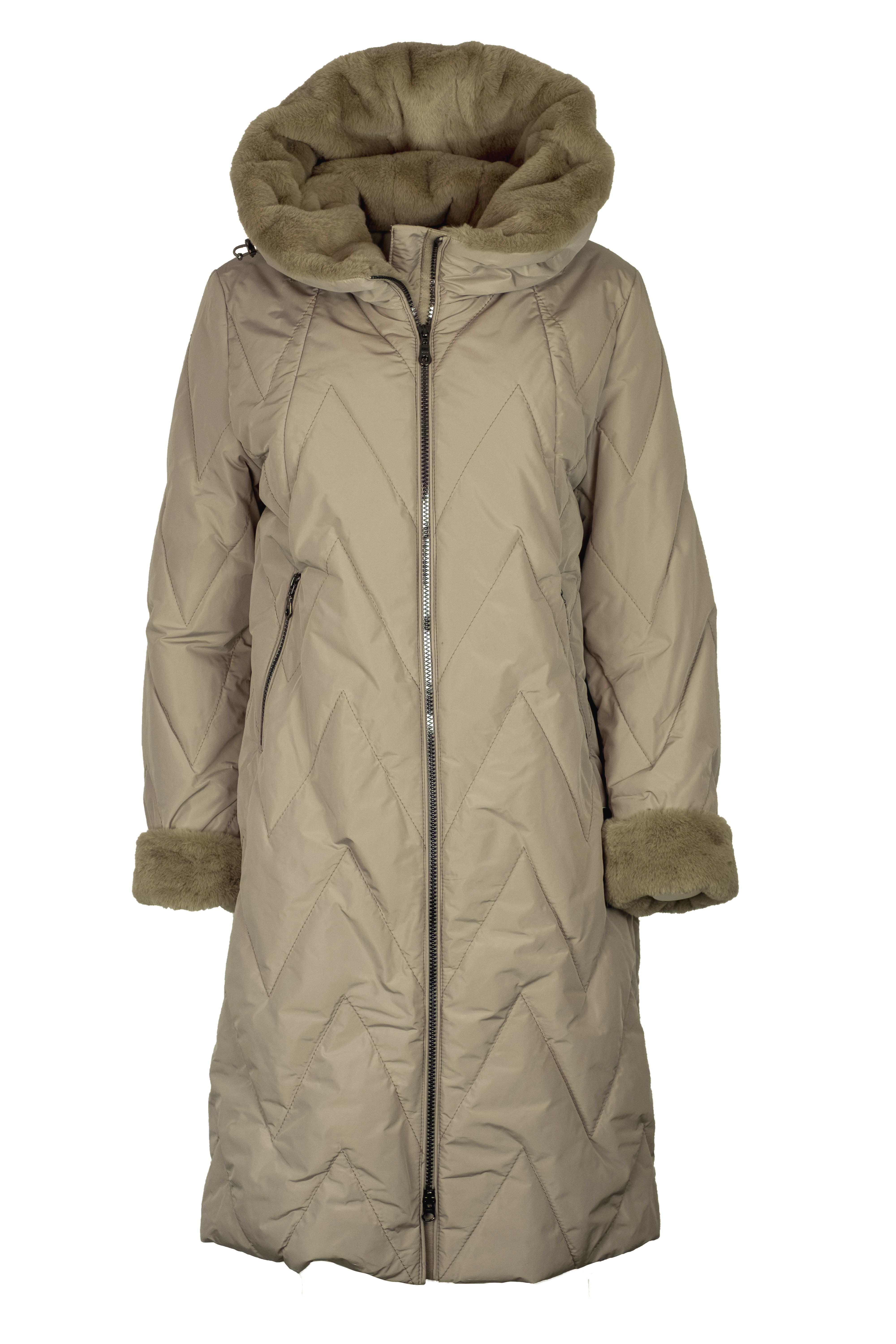 Flare Collection winterjas 3155 Sand