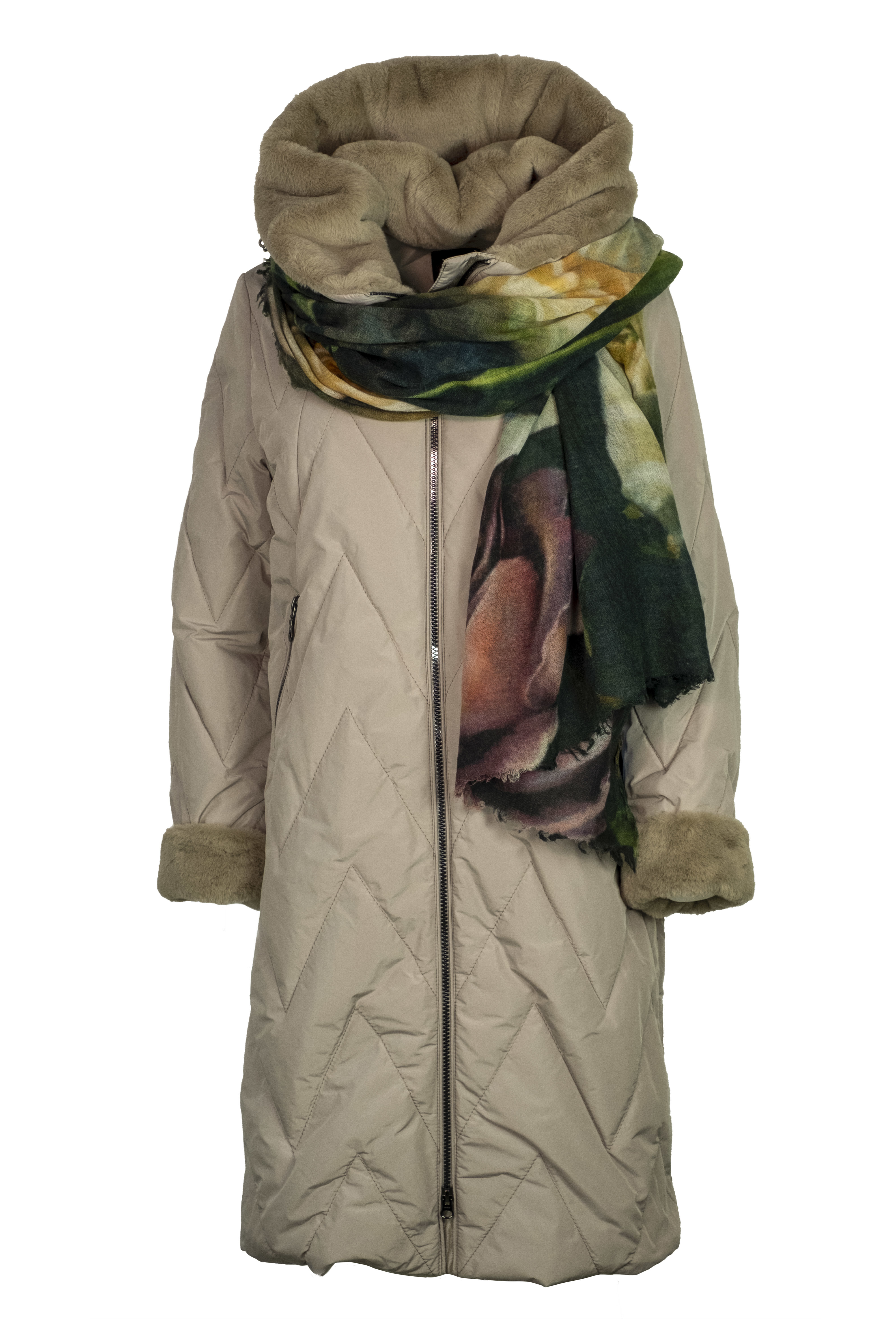 Flare Collection winterjas 3155 Sand