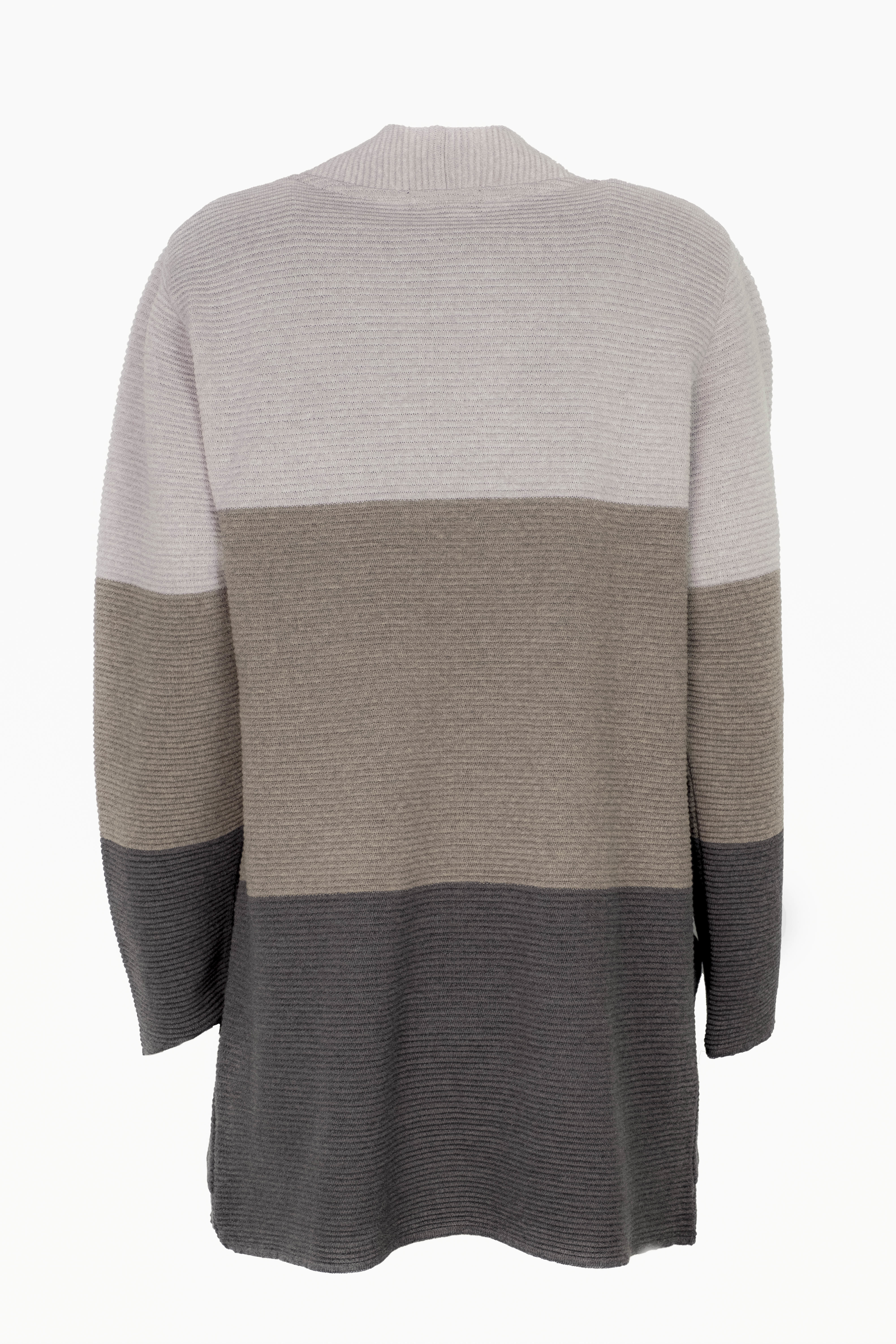 EO-design Vest lang taupe beige sand