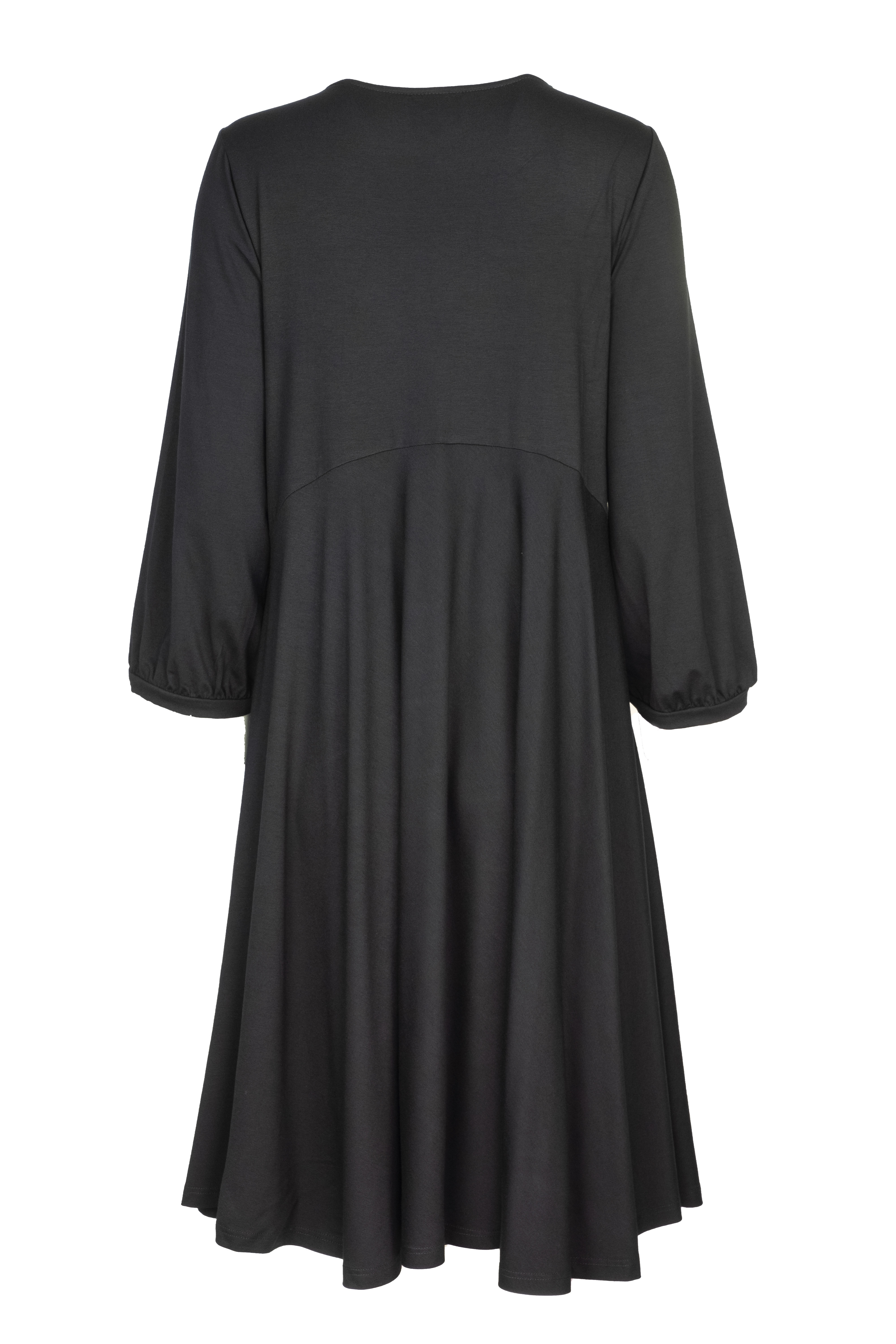 Baldino kleding lange jurk 10-1066 zwart