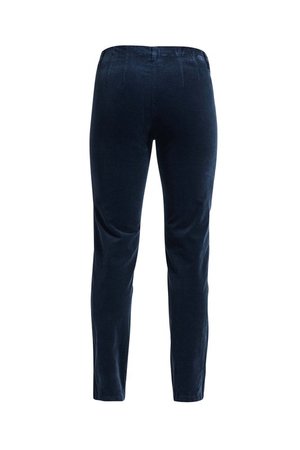 Laurie broek, model Kelly regular rib (fijn) katoen blauw 23218-49131