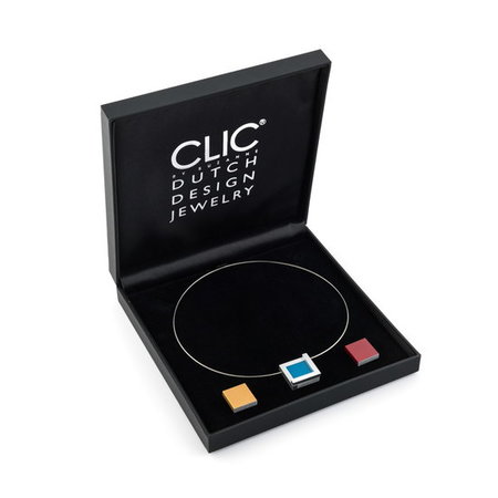 CLIC Ketting SE2019 Rood, Goud, Blauw