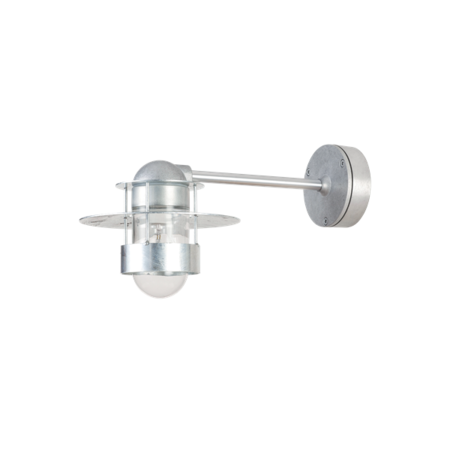 Louis Poulsen buitenlamp Albertslund Wand gegalvaniseerd lang model