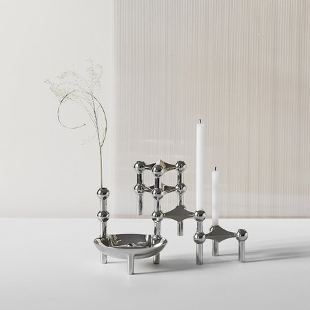 Stoff Nagel Vaas chroom glanzend 9054