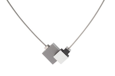 CLIC Ketting C145G Goud & Antraciet