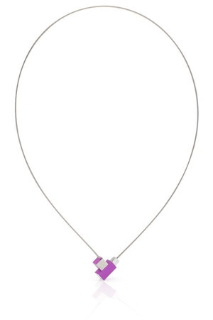 CLIC Ketting C206P Paars