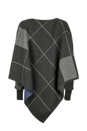 Karvinen Rastar cape H020 zwart grijs kobalt