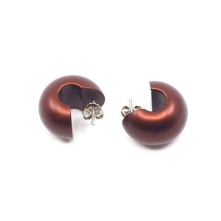 Otracosa Oorbellen Creole Bruin CR3