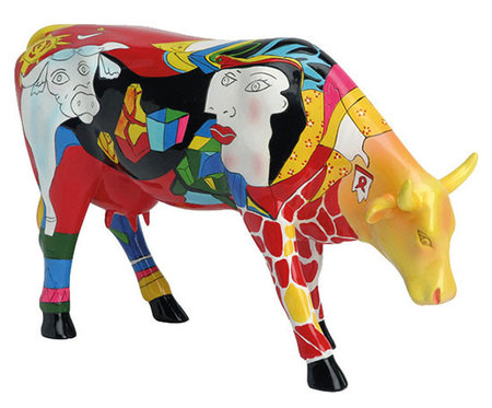 Cow Parade 46357 L Homage to Picowsoâs African Period