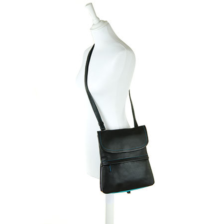 MyWalit Medium Backpack/Messenger Bag Black Pace 1821-4