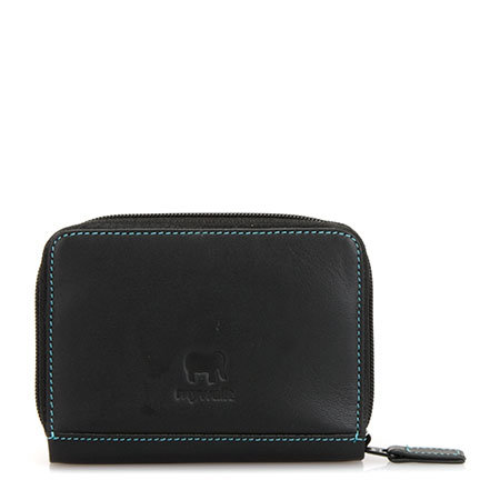 MyWalit Zip Around Credit Card Holder RFID Black Pace 1432-4