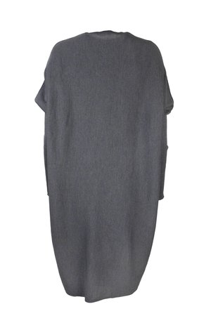 Austriandesign jurk tuniek, V-Pullover lange mouw blauw/goud