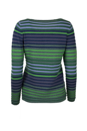 Mansted kleding Leandra vest trui blauw groen