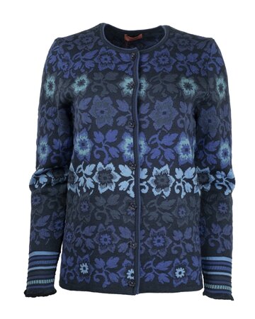 Oleana Cardigan 343 W dark blue