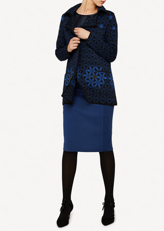 Oleana Cardigan 345 W Dark Blue