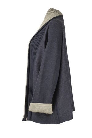 Austriandesign vest, Jacken Mantel blauw/beige