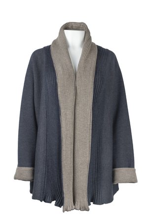 Austriandesign vest, Jacken Mantel antraciet/beige