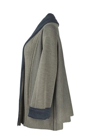 Austriandesign vest, Jacken Mantel antraciet/beige