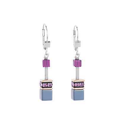 Coeur de Lion Oorbellen 4015/ /0824 Amethyst