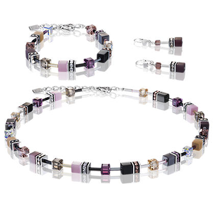 Coeur de Lion Oorbellen 2838/ /0838 Purple-Rose