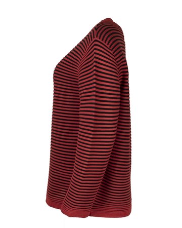EO-design Trui rood zwart