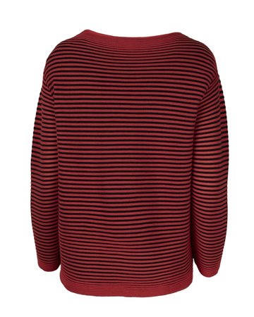EO-design Trui rood zwart