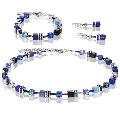 Coeur de Lion Ketting 2838/ /0708 Blue-Purple