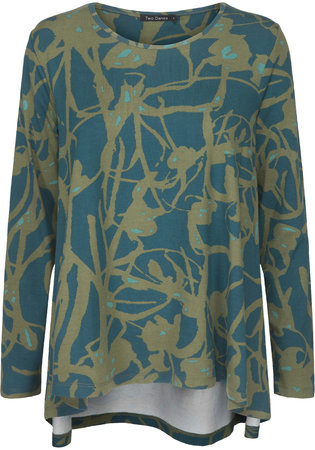 Two Danes Birka T-shirt Atlantic/Faded Green/Jade 95552-P989