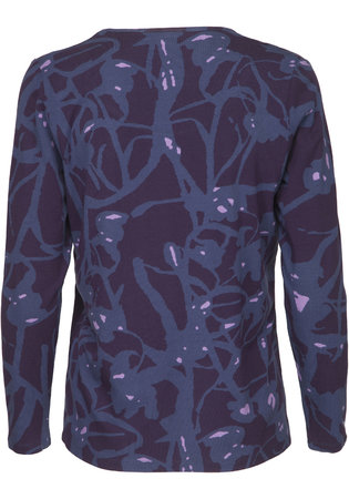 Two Danes Betty T-shirt Dark Purple/Iris Blue/Lilac 95532-P948