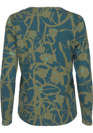 Two Danes Betty T-shirt Atlantic/Faded Green/Jade 95532-P989