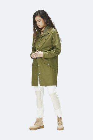 Rains Regenjas Long Jacket unisex sage 1202-78