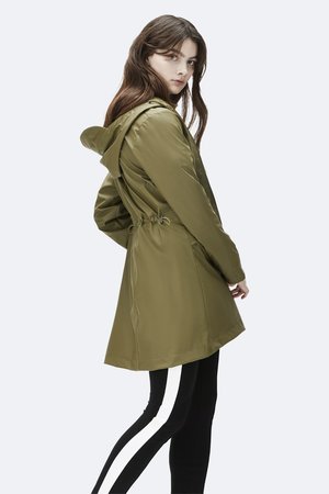 Rains Regenjas W Coat Jacket sage 1246-78