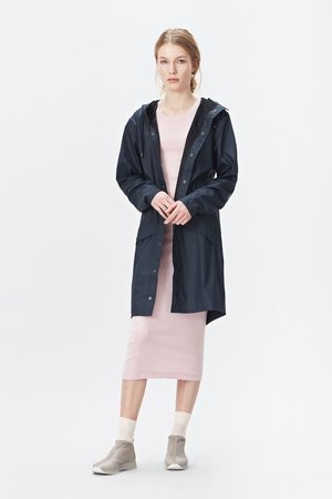 Rains Regenjas Long Jacket unisex blue 1202-02