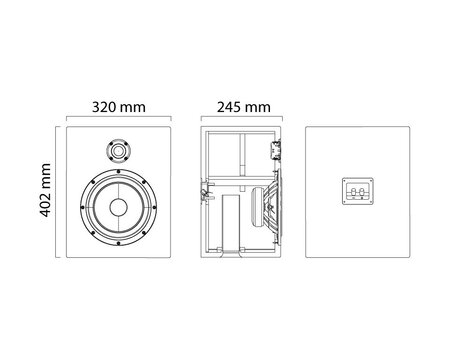 Montana meubel kasten systeem TV & Sound luidspreker, speaker large set van 2