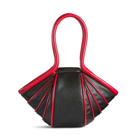 by-Lin Tas Ladystripe zwart/rood 140916 lieveheersbeestje gestreept
