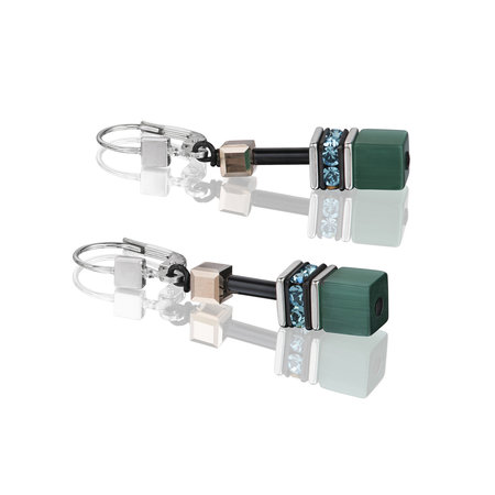 Coeur de Lion Oorbellen 2838/ /0537 Multicolor Green-Petrol