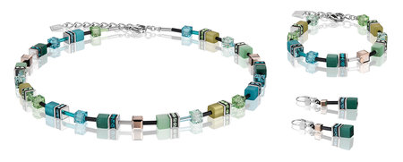 Coeur de Lion Oorbellen 2838/ /0537 Multicolor Green-Petrol