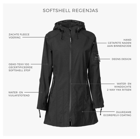 Ilse Jacobsen Rain Coat 37B 691151 Blue Rock