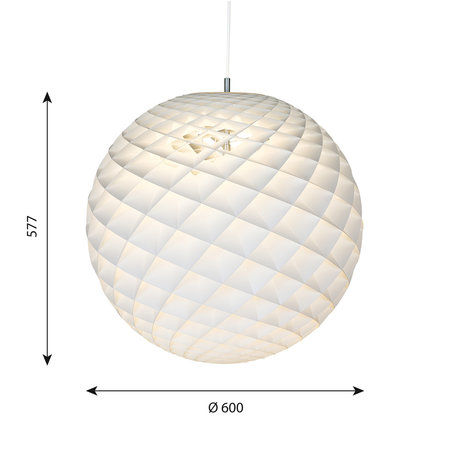 Louis Poulsen Patera Ø 600 hanglamp, verlichting