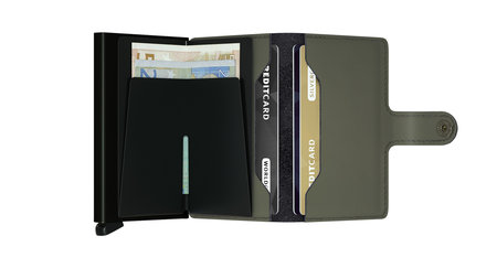Secrid Miniwallet M Matte Green portemonnee