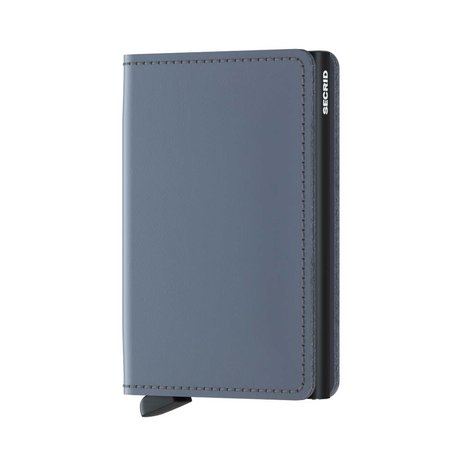 Secrid Slimwallet S Vintage Matte Grey Black portemonnee
