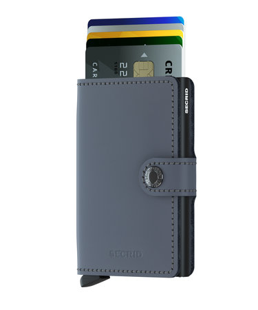 Secrid Miniwallet M Matte Grey Black portemonnee