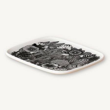 Marimekko servies Oiva schotel wit/zwart 067845-090