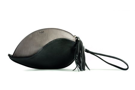 by-Lin Tas Heliconia Clutch zwart/grijs 160980