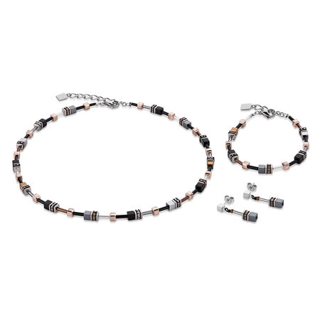 Coeur de Lion Ketting 4838/ /1331 Black-Copper
