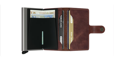 Secrid Miniwallet MV Vintage Brown portemonnee