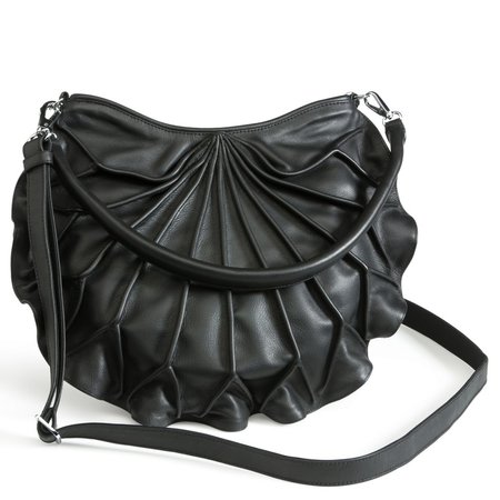 by-Lin Tas Lotus Leaf zwart 101152 lotusblad