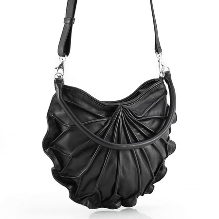 by-Lin Tas Lotus Leaf zwart 101152 lotusblad